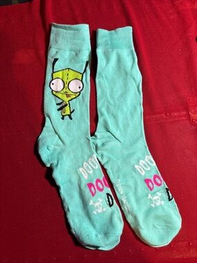Invader Zim Socks Doom Doom Nickelodeon Crew Socks